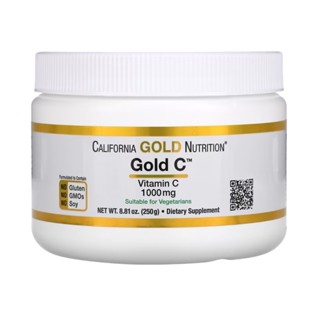 California Gold Nutrition Gold C Powder Vitamin C 1,000 mg 8.81 oz (250 g)