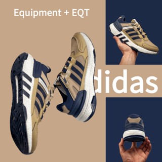 （ยิงจริง）Adidas Equipment + EQT สีน้ำตาล ของแท้100%💯 รองเท้าผ้าใบ รองเท้า รองเท้าวิ่ง รองเท้า adidas-1-4