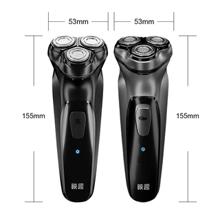 Enchen Electric Shaver BlackStone เครื่องโกนหนวดไฟฟ้า ใบมีดลอย 3D 3 มิติ ระบบป้องกันหนวดติด