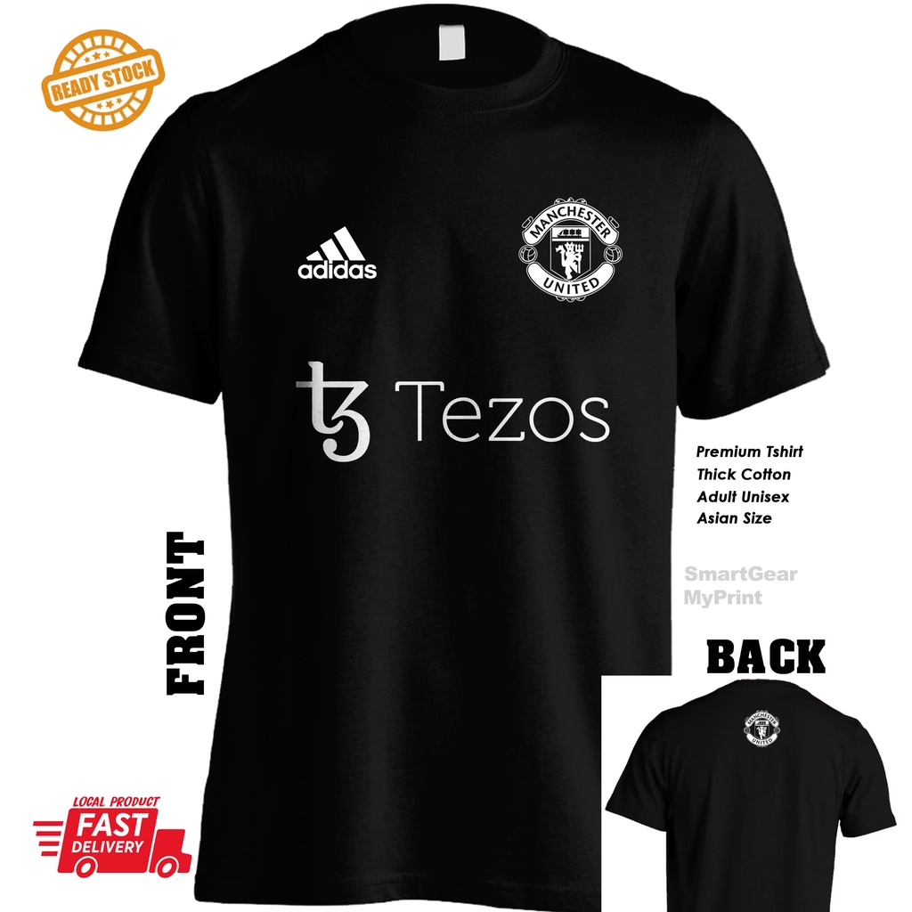 เสื้อยืด Manchester United Tezos MU Cotton Not Jersey Football Premier LeagueS-5XL