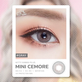ส่งด่วนทุกวัน‼️คอนแทคเลนส์ Mini Cemore Gray - Kitty Kawaii ขนาดมินิ