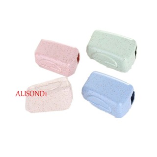 Alisond1 ที่ครอบหัวแปรงสีฟัน แบบพกพา น่ารัก เดินทาง สุขภาพ ฝาครอบทําความสะอาด เคส