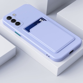 เคสโทรศัพท์ซิลิโคน TPU แบบนิ่ม พร้อมช่องใส่บัตร สําหรับ Samsung Galaxy A10S A20 A30 M10S A50 A50S A30S A11 M11 A71 A21 A21S A31 A51 4G A12