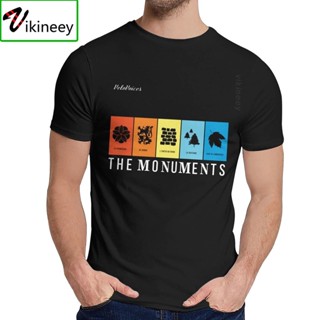 Hot Sale VeloVoices Monuments Bike Cycling Bicycle Biking Ride T Shirt For Unisex Summer Cool Man Natural Cotton T Shirt