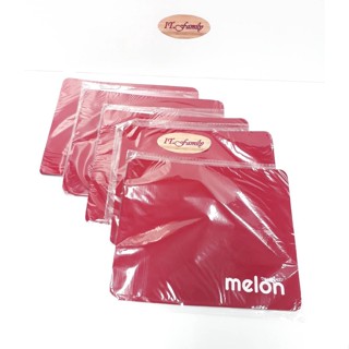 แผ่นรองเมาส์ ผ้า สีแดง จำนวน 5 แผ่น Melon (ออกใบกำกับภาษีได้)