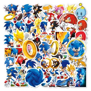 สติ๊กเกอร์โซนิคลายการ์ตูนเม่น กันน้ํา 50 ชิ้น (2)