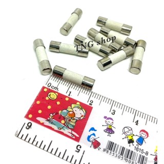 ฟิวส์ เซรามิก 5x20mm แพ็ค10ชิ้น 1A, 2A, 2.5A, 4A, 6.3A, 10A, 15A 250V