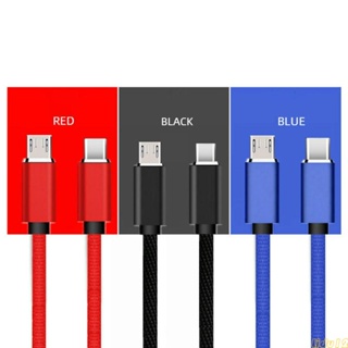 Lidu12. สายเคเบิ้ลถ่ายโอนข้อมูล USB 3.1 Type C Male to Micro USB Male ซิงค์ OTG สําหรับแท็บเล็ต แล็ปท็อป