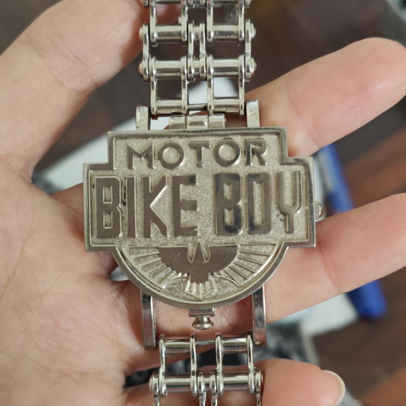 นาฬิกาญี่ปุ่นมือสอง Motor Bike Boy มอเตอร์ไบค์บอย ทรงแปลกๆไม่เหมือนใคร ระบบ quartz