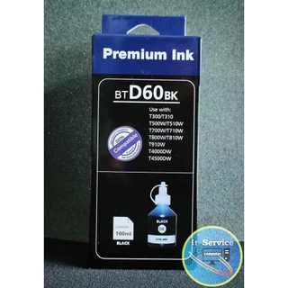 หมึกเติม ปรินเตอร์ BROTHER D60BK/5000/6000BK REFILL คุณภาพพรีเมี่ยม for T310/T510W /