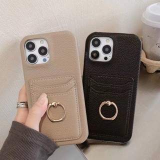 เคสโทรศัพท์มือถือหนัง พร้อมช่องใส่บัตร คุณภาพสูง สําหรับ Iphone 14Pro MAX 13 12 11 Pro MAX XS XR XS MAX 7 8PLUS