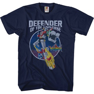 Defender of the Universe Voltron Shirt เสื้อผู้ชายเท่ เสื้อเด็กหญิง