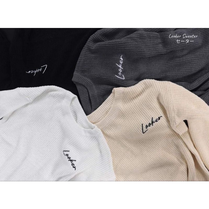 เสื้อคลุมผ้าไหมพรม  looker