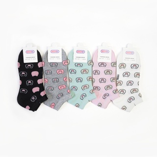 Socksy ถุงเท้า รุ่น YA-0083 คละสี (แพ็คสุดคุ้ม 10 คู่)