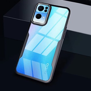 ส่งจากไทย Case OPPO Reno7Pro 5G เคสหลังใส เคสกันกระแทก ขอบนิ่มหลังแข็ง PC+TPU เคส Oppo reno7pro 5G