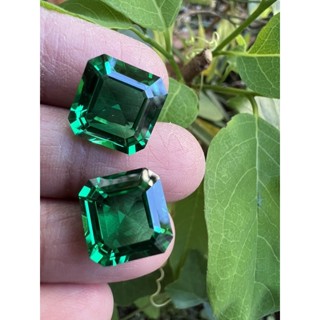 lab emerald  octagon 15x16mm Hardness of stone 7 Total 1 pieces