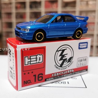 รถเหล็กTomica (ของแท้) Tomica Event Model No.16 SUBARU Impreza WRXtypeRA STi Version V Limited