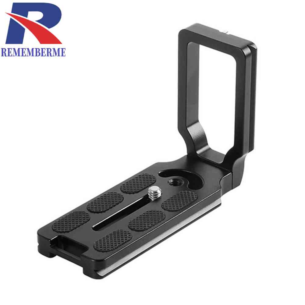 Universal อุปกรณ์ขาตั้งอะลูมิเนียม Quick Release L Plate สําหรับ กล้อง DSLR