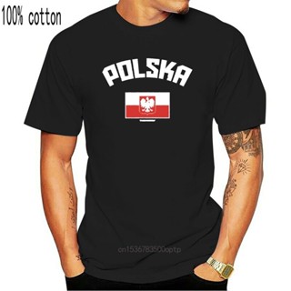 เสื้อยืด พิมพ์ลายธงโปแลนด์ Threadrock S Polska สําหรับผู้ชาย