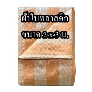 ผ้าใบพลาสติก  ขนาด 2 x 3 ม.