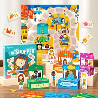 Mideer บอร์ดเกมเซ็ตจำลองการช้อปปิ้งเสมือนจริงแบบ 3 มิติ มิเดียร์ Board Game-The Shopper MD2167