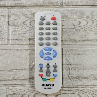 รีโมท TV HUAYU รุ่น RM-162B-1 ตามภาพใส่ถ่านใช้งานได้เลย