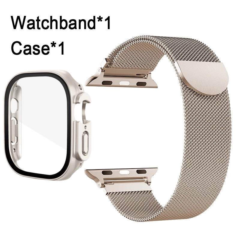 สายนาฬิกาข้อมือสเตนเลส โลหะ อุปกรณ์เสริม สําหรับ Apple watch 42/46/49/41/45/38/42 มม. 44 มม. 40 มม. watch series 11 10 9 8 ultra 7 6 SE 5 4 3 2 1