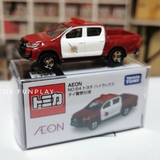 [พร้อมส่ง] Tomica Original AEON no.64 Toyota Hilux Thai Police Specification