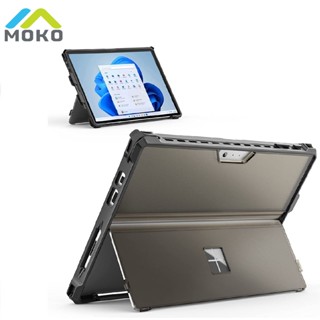 Moko All-in-One เคสป้องกันขาตั้ง พร้อมช่องใส่ปากกา สําหรับ Microsoft Surface Pro 7 Plus Pro7 Pro 6 Pro 5 Pro 4 LTE