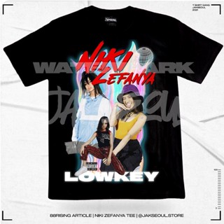 เสื้อยืดเด็กผช NIKI ZEFANYA TÉ PAR JAKSEOULStreetwear เสื้อยืด Hommes Femmes
