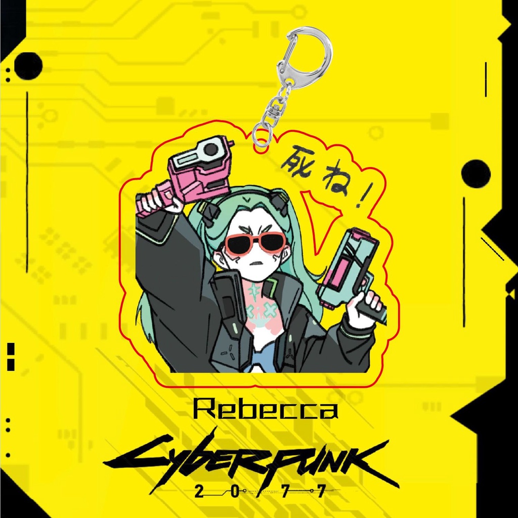 【CACG】CYBERPUNK EDGE RUNNERS David Lucy Rebecca Q Version พวงกุญแจคริลิค