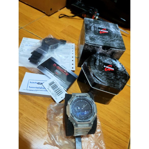 G shock GA-2100 มือสอง ของแท้ 💯 แถมสายพึ่งเบิกใหม่อีกชุด