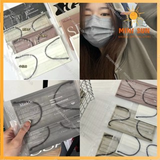 ⚡จัดส่งทันที🔥3Dmask หน้ากากอนามัย สีขาว ระดับพรีเมียม มีสไตล์และห่อแยกชิ้น หนา 3 ชั้น จัดส่งด่วน แพ็คละ 10 เม