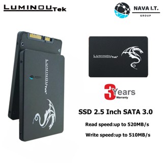 COINSคืน15%⚡FB9JMZV6⚡ LUMINOUTEK เอสเอสดี SSD 128 256 512GB 520/510 MB/S 2.5 SATA 3 ประกัน 3 ปี