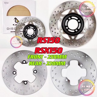 แผ่นดิสก์หน้า หลัง 255 มม. 220 มม. พร้อมเซนเซอร์ ABS 4 รู สําหรับ HONDA SPORT RIM 125 Y125 Y125Z RSX150 RS150