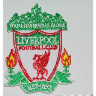 liverpool fc ตัวรีดเสื้อ ปักเสื้อผ้า ตกแต่งเสื้อผ้า ทนทาน งาน diy