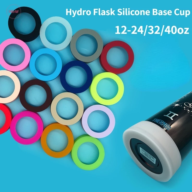 Aquaflask Tumbler Boot Hydro Flask ซิลิโคนฐานถ้วย Universal Non-Slip Mat Coaster Hydroflask Anti-Slip ด้านล่างสําหรับขวดน้ํา 12oz-40oz SUGAW