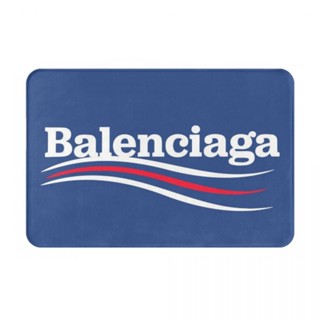 Balenciaga (1) พรมเช็ดเท้า ผ้าสักหลาด กันลื่น ดูดซับน้ํา แห้งเร็ว สําหรับห้องน้ํา 16x24 นิ้ว พร้อมส่ง