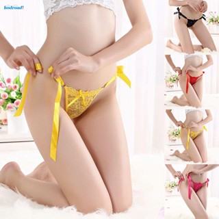 【HODRD】Womens Sexy Lace Briefs Side Tie Knickers/G-string Thongs Panties T-back Briefs【Fashion】