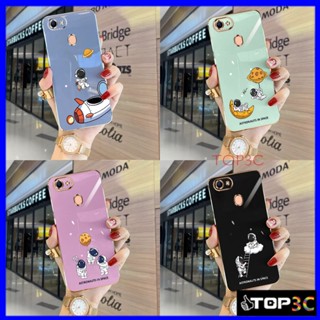 เคส Oppo F5 เคส oppo F7 F9 F11 A5S A7 A12 F11 Pro เคสโทรศัพท์มือถือ ลายดาวอวกาศ Nasa สําหรับ XQ