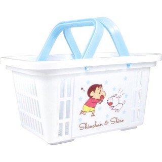 ตะกร้าใส่ของจิ๋ว Minibasket Size S White ลาย Crayon Shin-chan