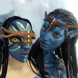 หมวกกันน็อค หน้ากากยาง คอสเพลย์ Avatar Neytiri สําหรับผู้ใหญ่