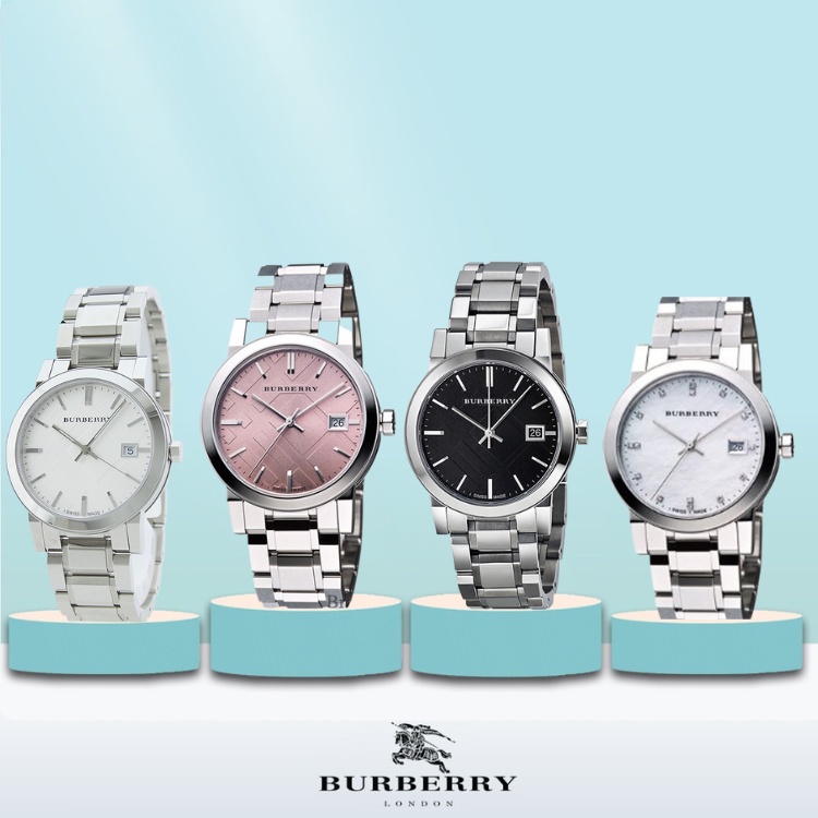 BURBERRY รุ่นBU9100 BU9125 BU9124 BU9101 burberry นาฬิกาแบรนด์เนม นาฬิกาข้อมือผู้หญิง ของแท้ มีพร้อม