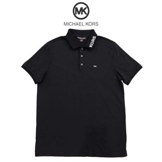 เสื้อยืดคอปก Michael Kors logo polo shirt ของแท้