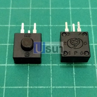 สวิทช์ ปุ่มกด ไฟฉาย Flashlight Switch ON-ON-OFF DIP 3 ขา 12x12x9mm กดข้าง #213WD (1 ตัว)