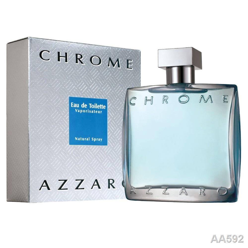 ◘☄☍น้ำหอม Azzaro Chrome EDT 100 ml. กล่องซีล