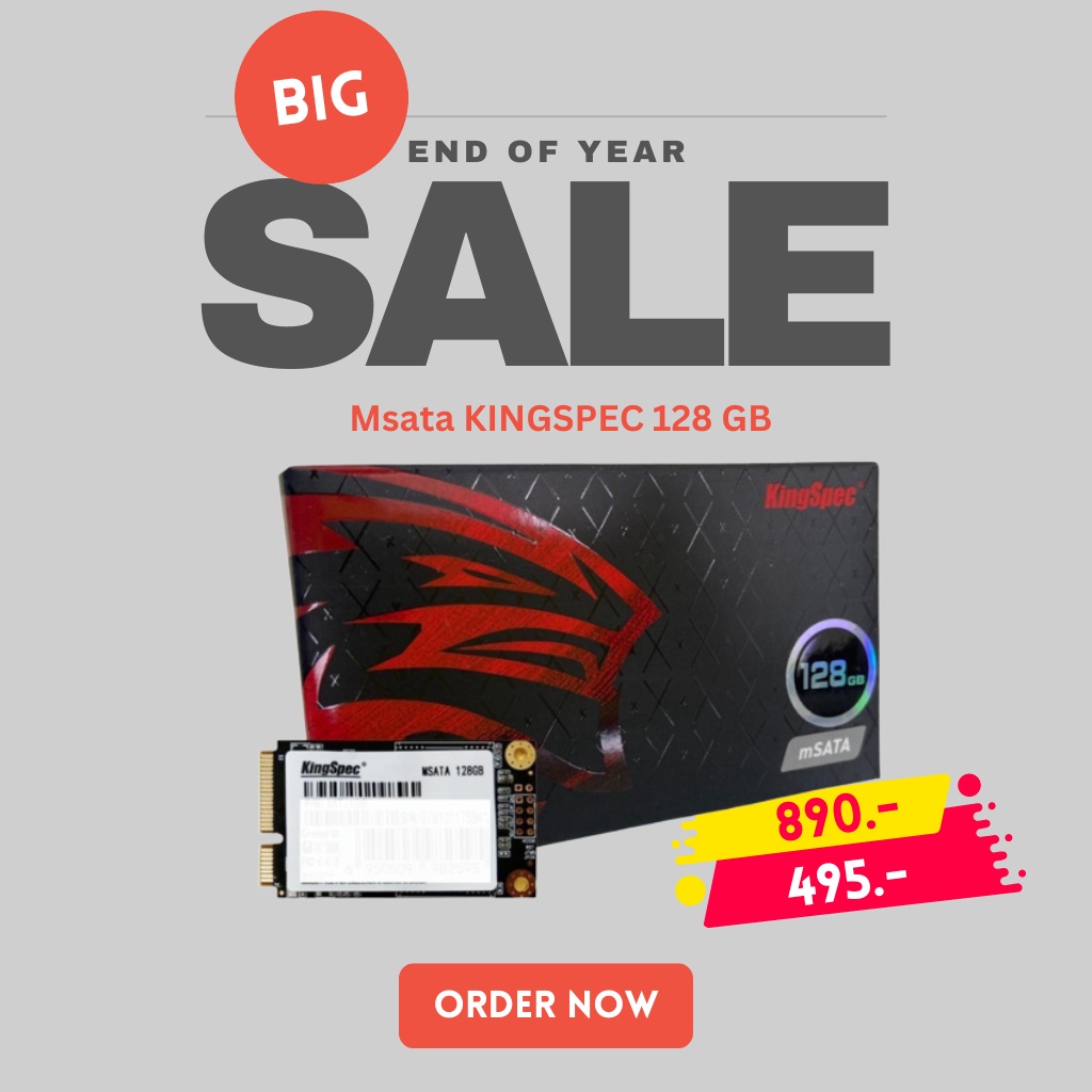 KingSpec MSATA SSD 128Gb ของใหม่