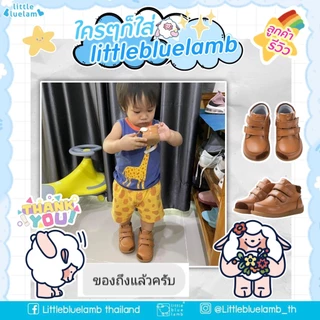 Littlebluelamb ⭐รองเท้าหุ้มข้อ "หนังแท้ " ❗ ขายดี : เด็กหัดเดิน (BBA22187) กันลื่น ซัพพอร์ตข้อเท้าได้ดีมาก