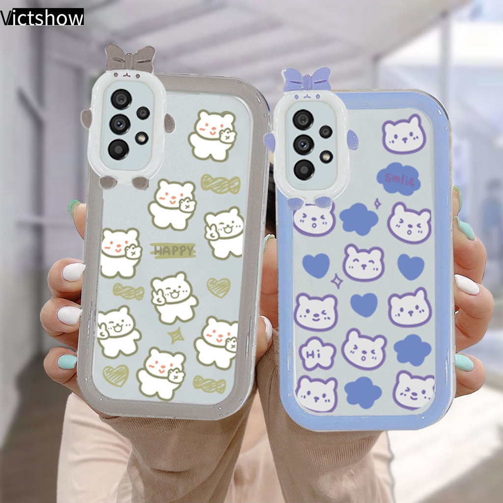 &ขาว Samsung A51 A13 A03S A23 A32 A22 M22 M32 A04S M23 F23 A52 A12 A03 A50 A02S A20 A50S A30S A52S A30 M12 A125 A13 Life F12 M10S M40S A515F M02S A025 F02S ชุดป้องกันเลนส์ฮูดการ์ตูน