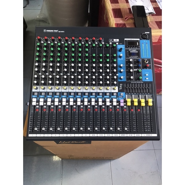MIXERโปรยูโรเทค QU-16FX 4AUX เอฟเฟกแท้ USB บูธูท